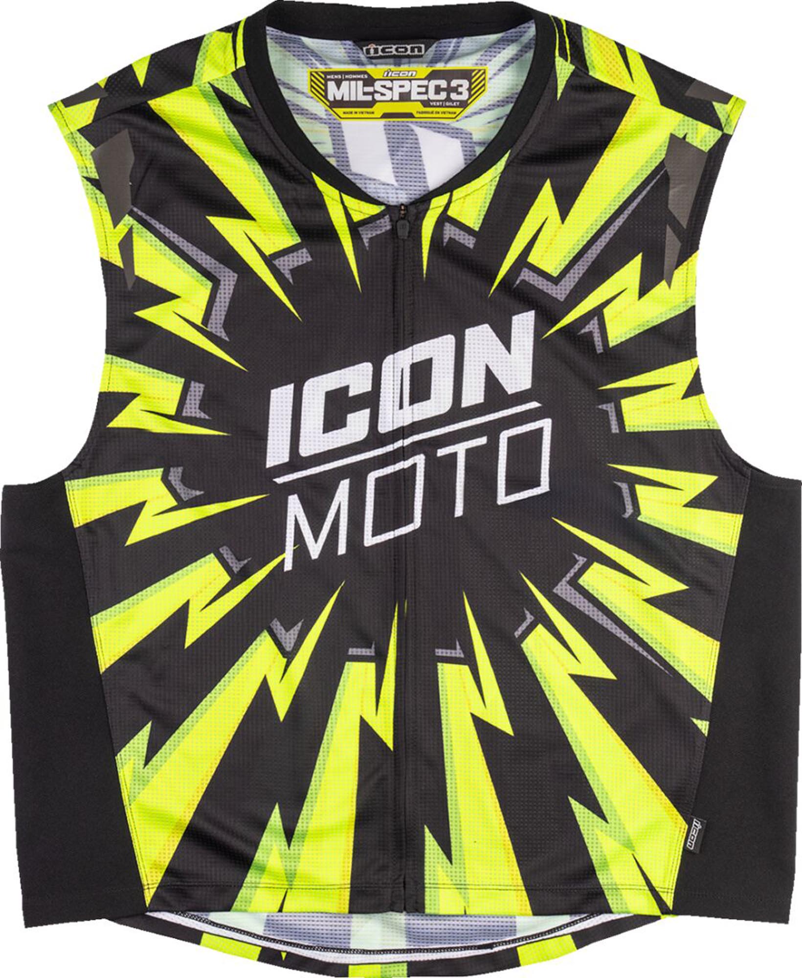 Icon Mil-Spec 3 Vestă Hi-Vis negru/galben S/M Figura 1