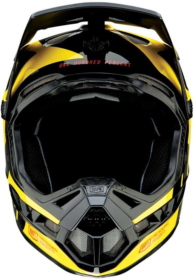 100% Aircraft Composite LTD Neon Yellow Downhill Helmet L (59/60) Figure 3