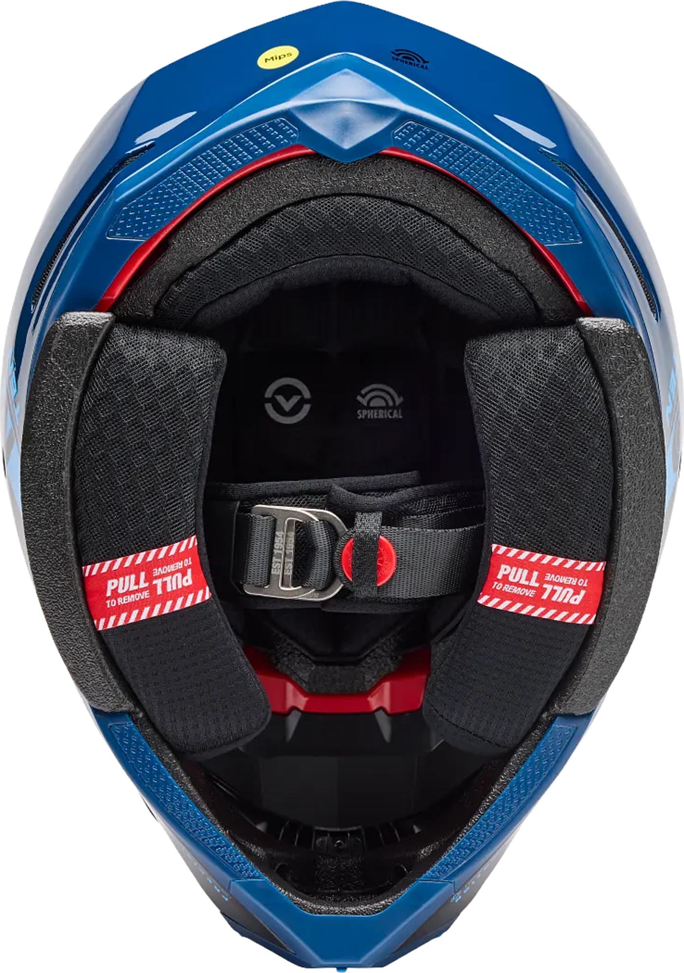 Bell Moto-10 Spherical Strike Motocross Helm blau S (55/56) Abbildung 6