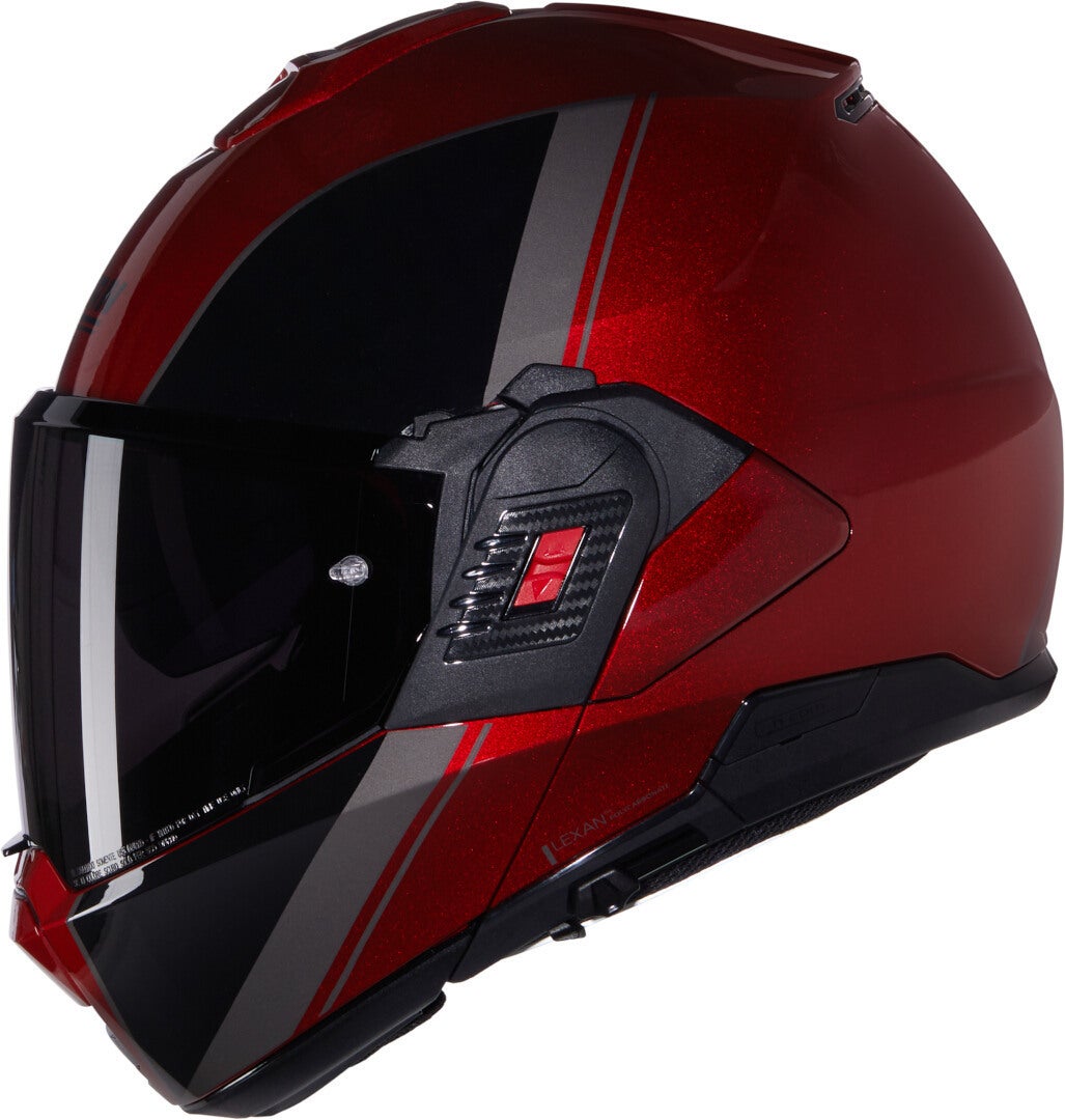 Nolan N120-1 Verniciatura Speciale N-Com Casco rosso/nero XL (62) Figura 2