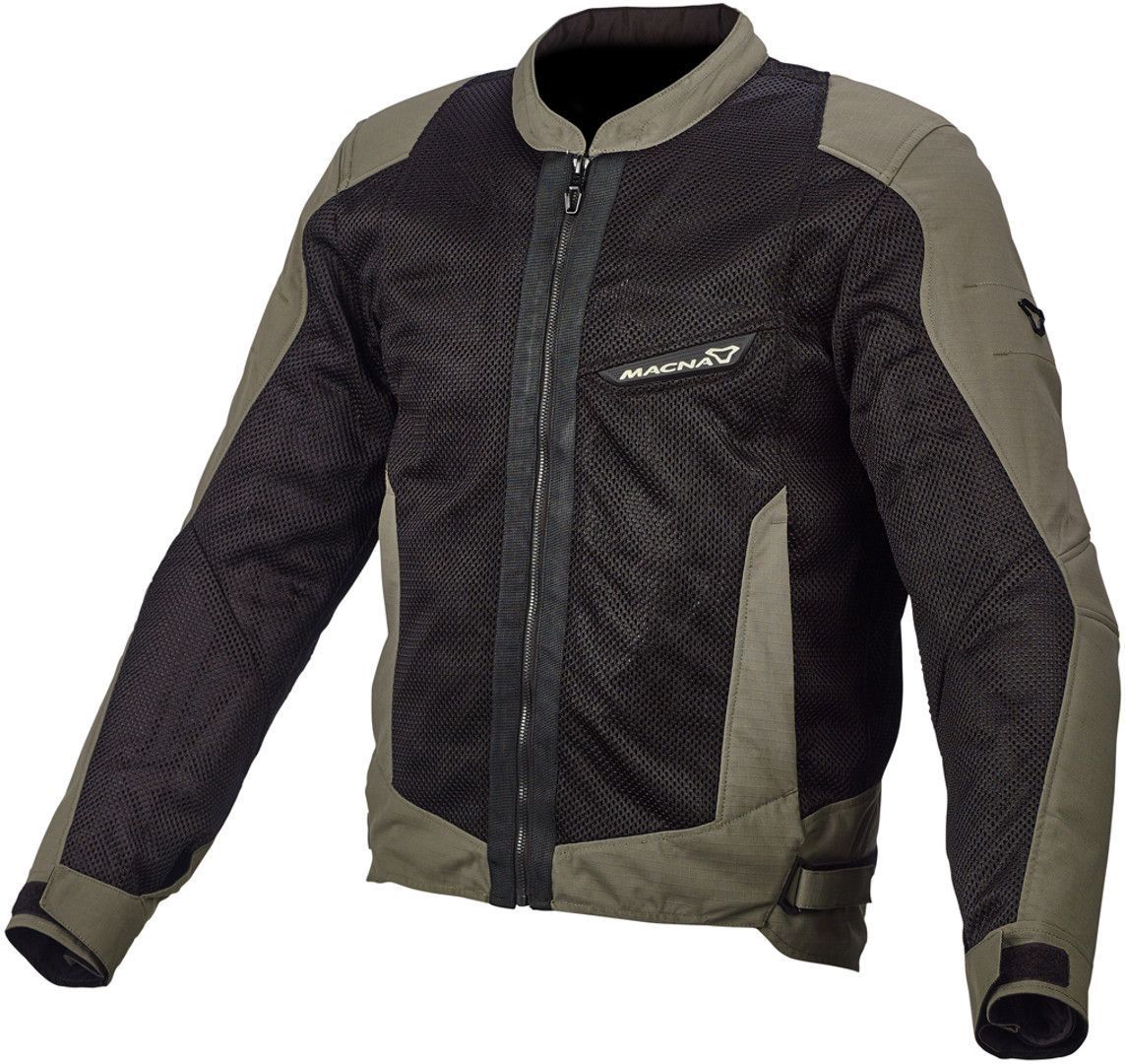 Macna Velocity Moto textilní bunda olivově zelená/černá S Obrázek 1