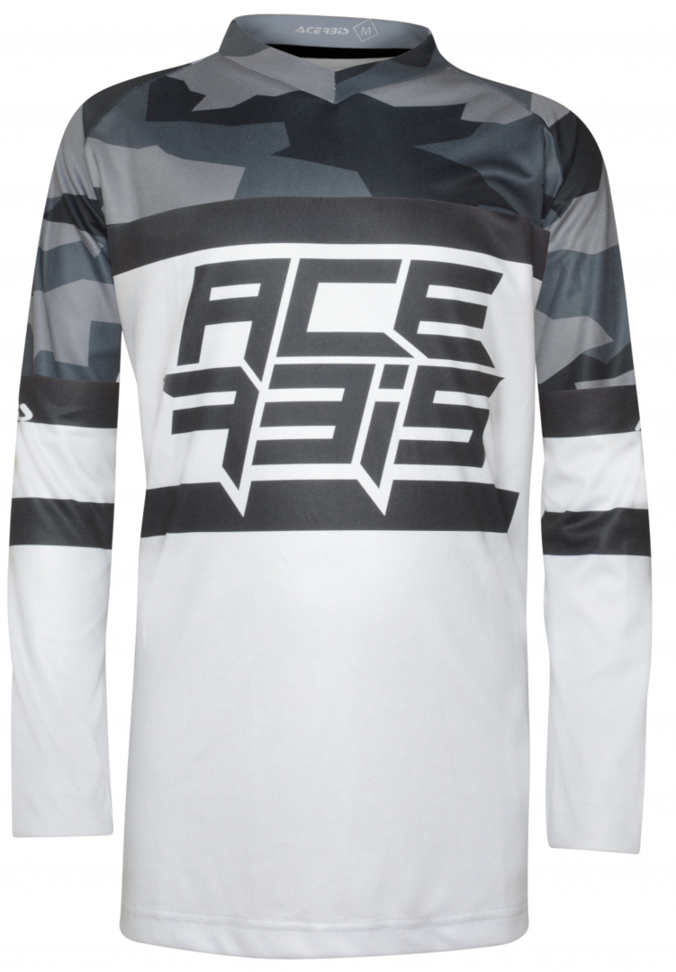 Acerbis Skyhigh Tricou de motocross pentru copii Gri XS Figura 3