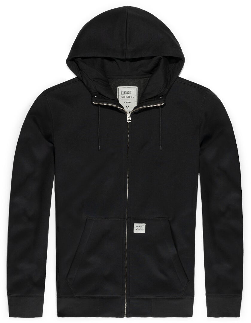 Vintage Industries Cruz Zip Hoodie black M Figure 1