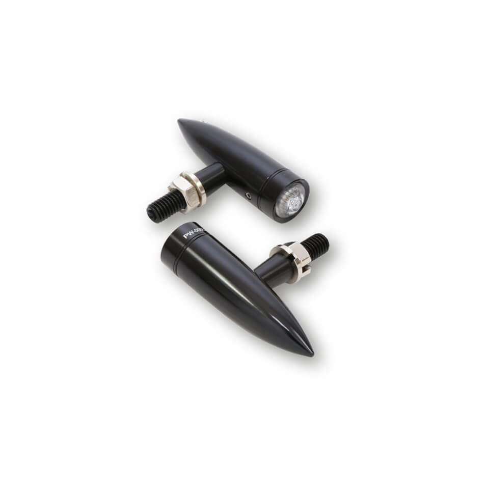 HIGHSIDER LED Blinker MONO BULLET LONG negru Figura 3