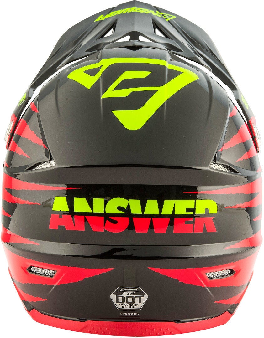 Answer AR-1 Pro Glow Casque de motocross Rouge/Noir XL (61/63) Figure 4