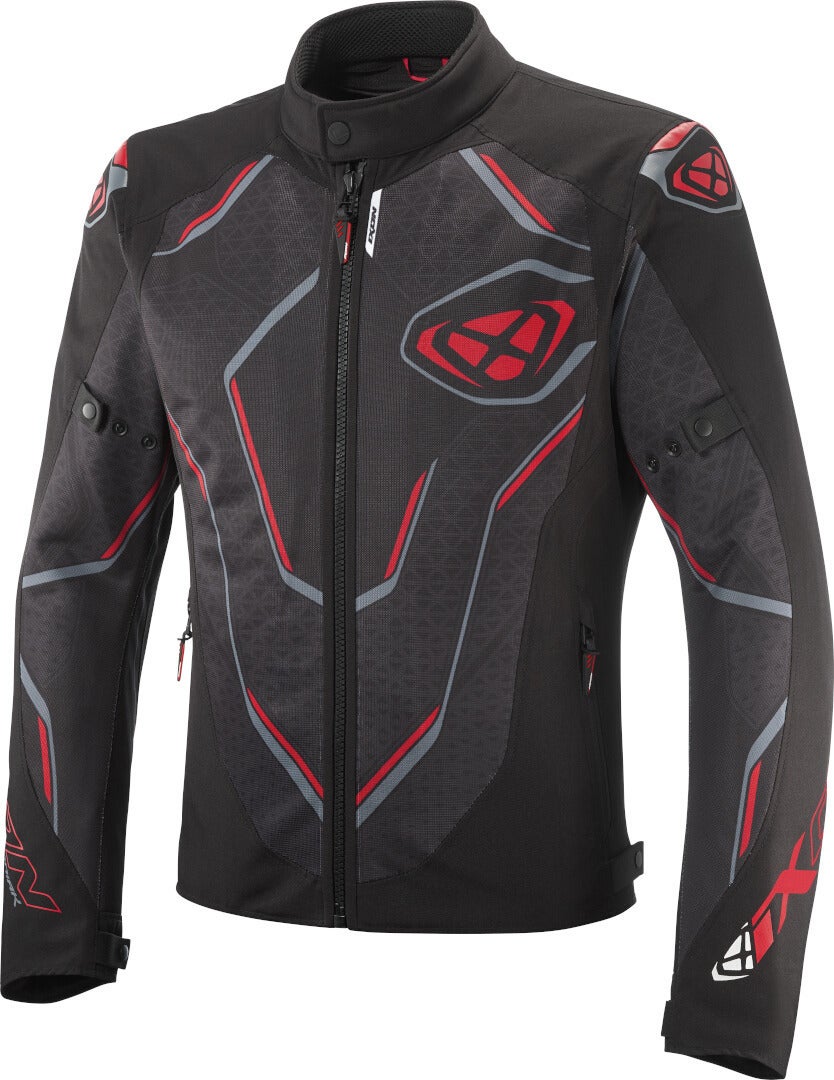 Ixon Demoniak Motorcycle Textile Jacket black/red L Figure 1