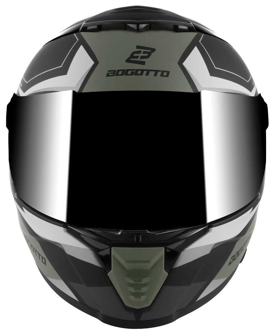 Bogotto FF118 Vilial Casque Noir mat/vert S Figure 3