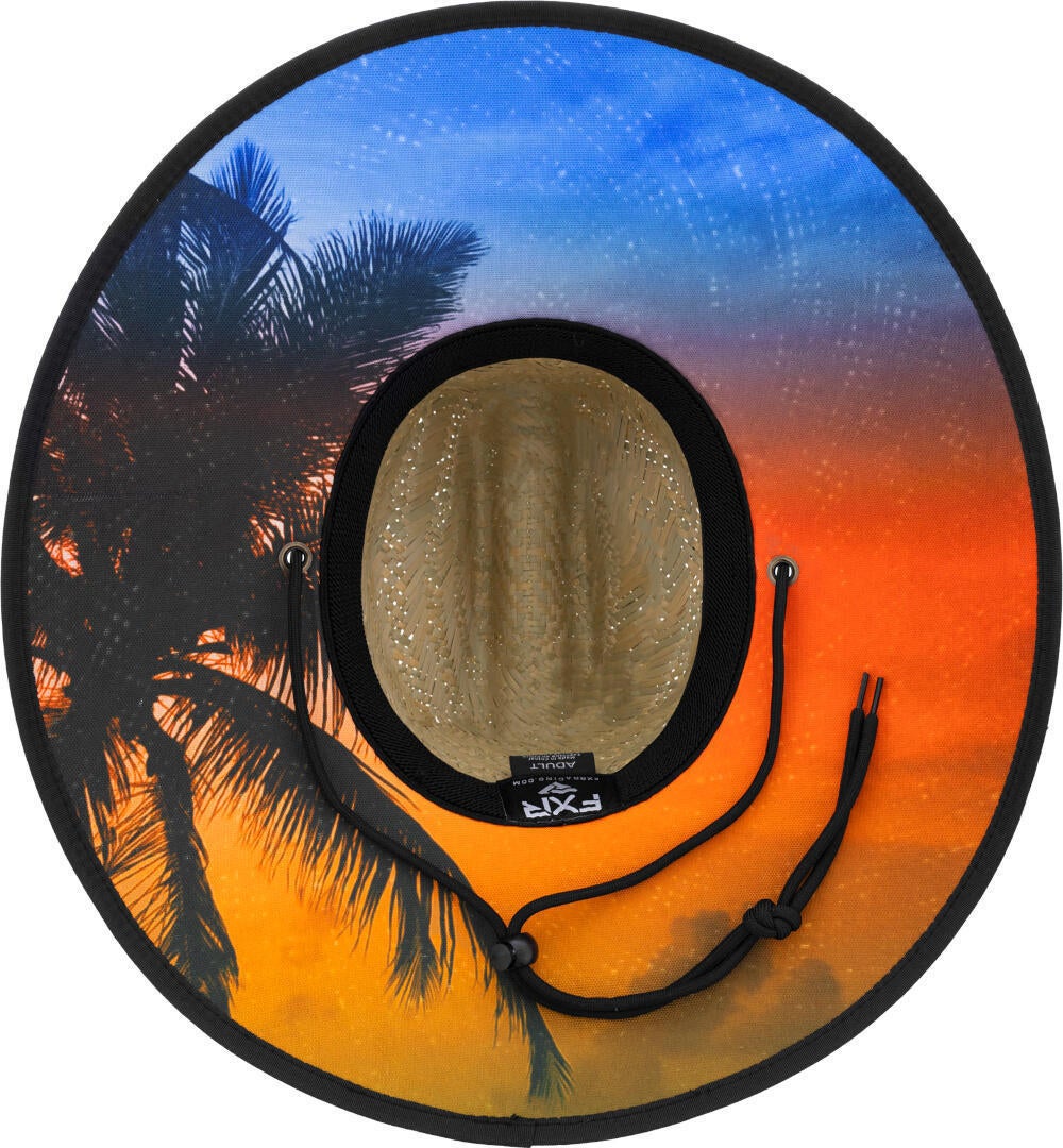 FXR Shoreside Strohhut schwarz/blau/orange Einheitsgröße Abbildung 3