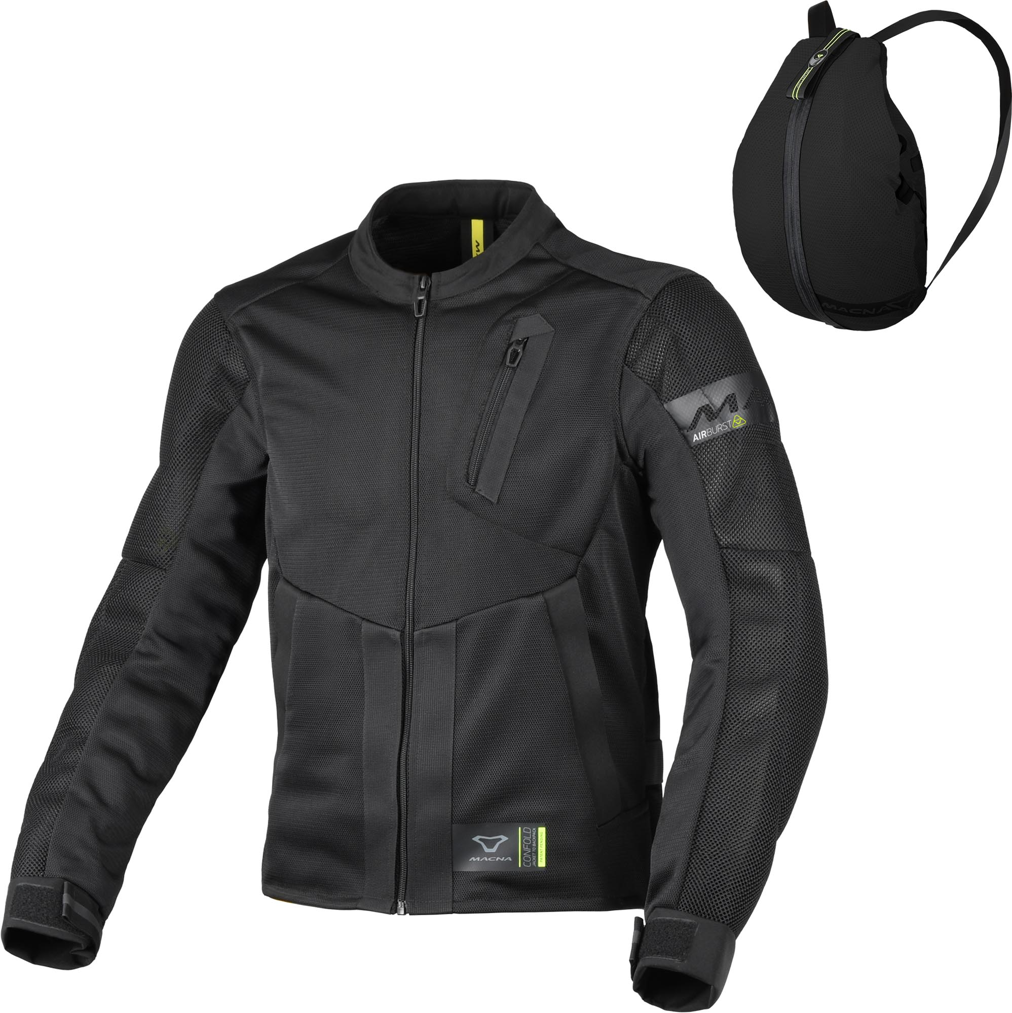 Macna Torido Motorcycle Textile Jacket black 3XL Figure 1