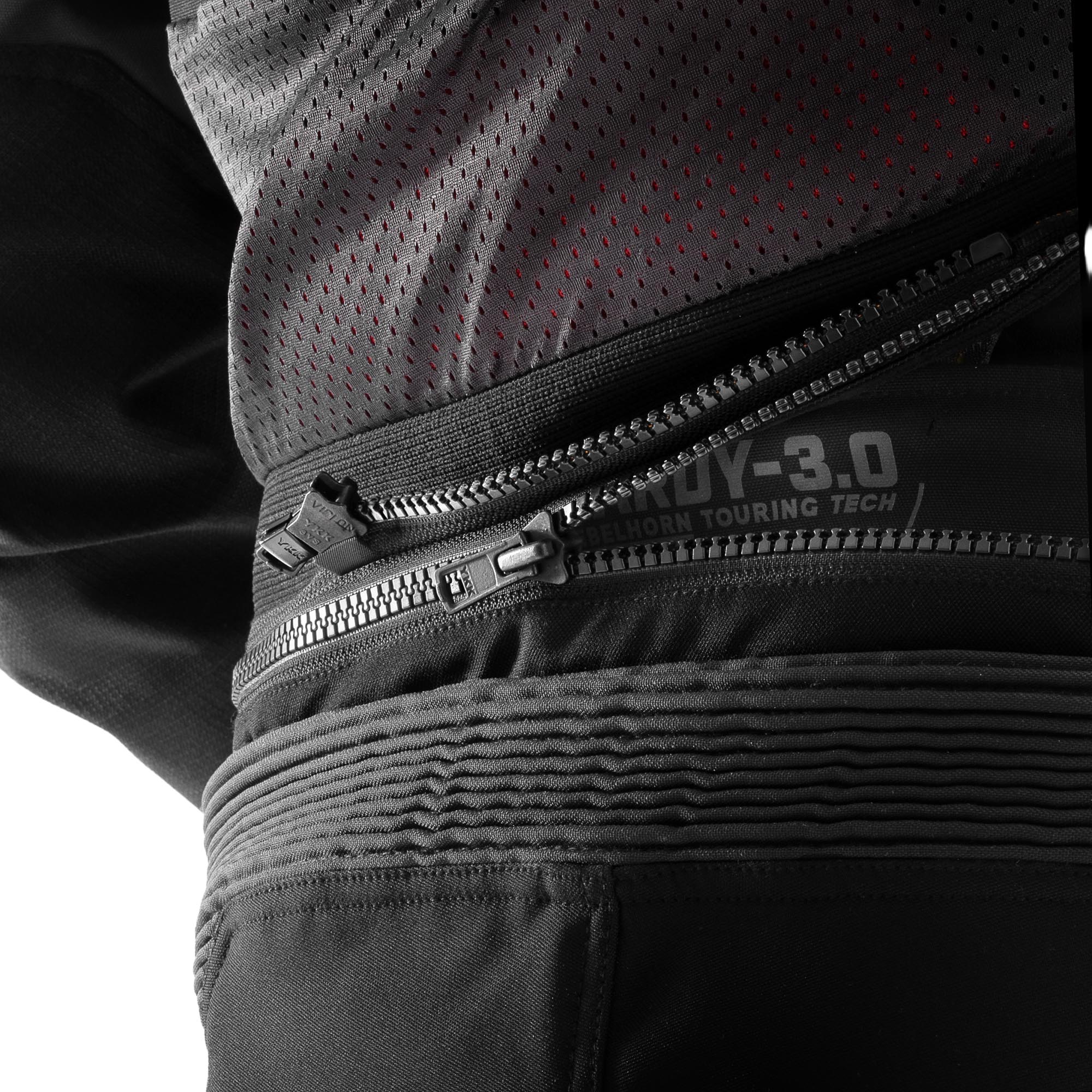 Rebelhorn Hardy 3.0 waterproof Motorcycle Textile Pants brown/grey/red S Figure 10