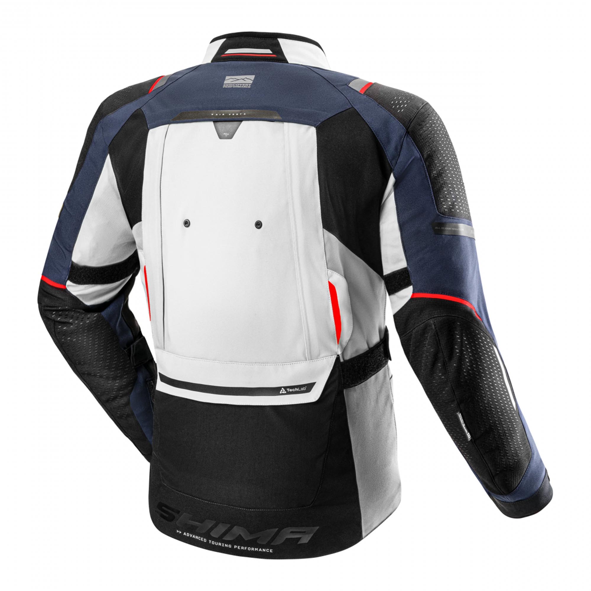 SHIMA Hero 3.0 Motorcycle Textile Jacket grey/blue 3XL Figure 2