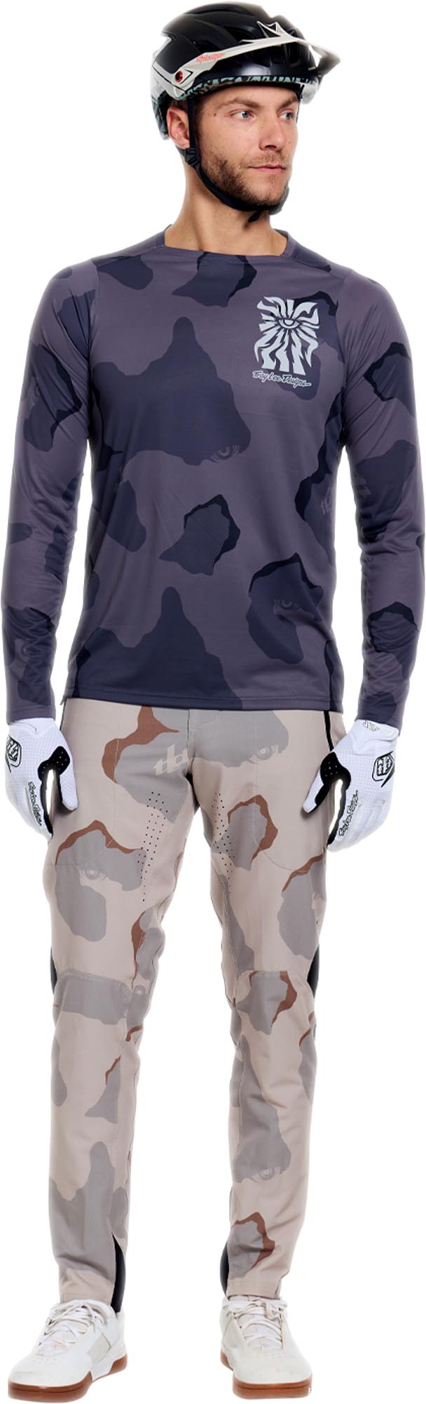 Troy Lee Designs Skyline Pro Flow Camo Fietsbroek camouflagegrijs 36 Figuur 13