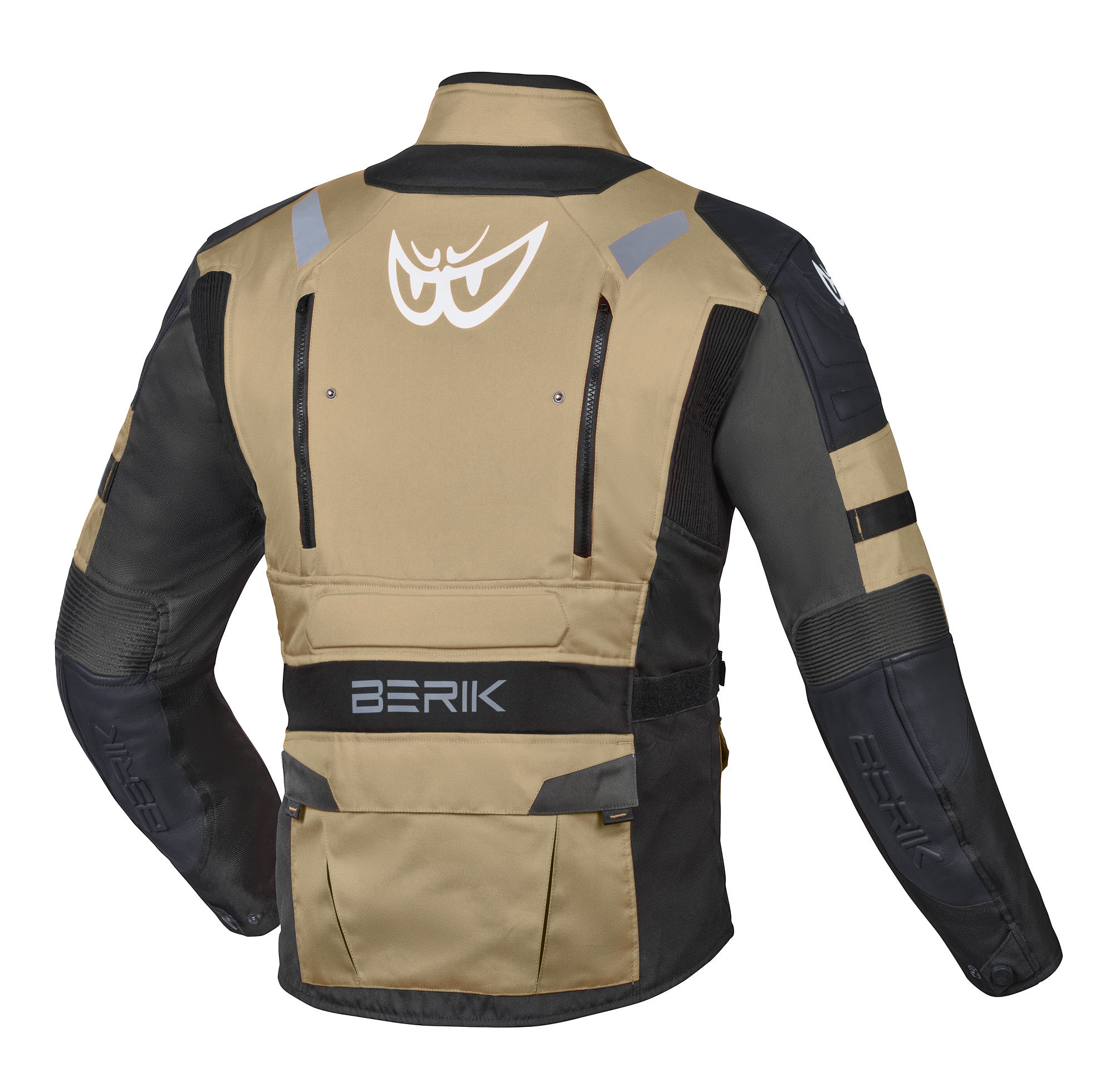 Berik Absolute Zero Race Motorcycle Textile Jacket Khaki/Black 60 Figure 2