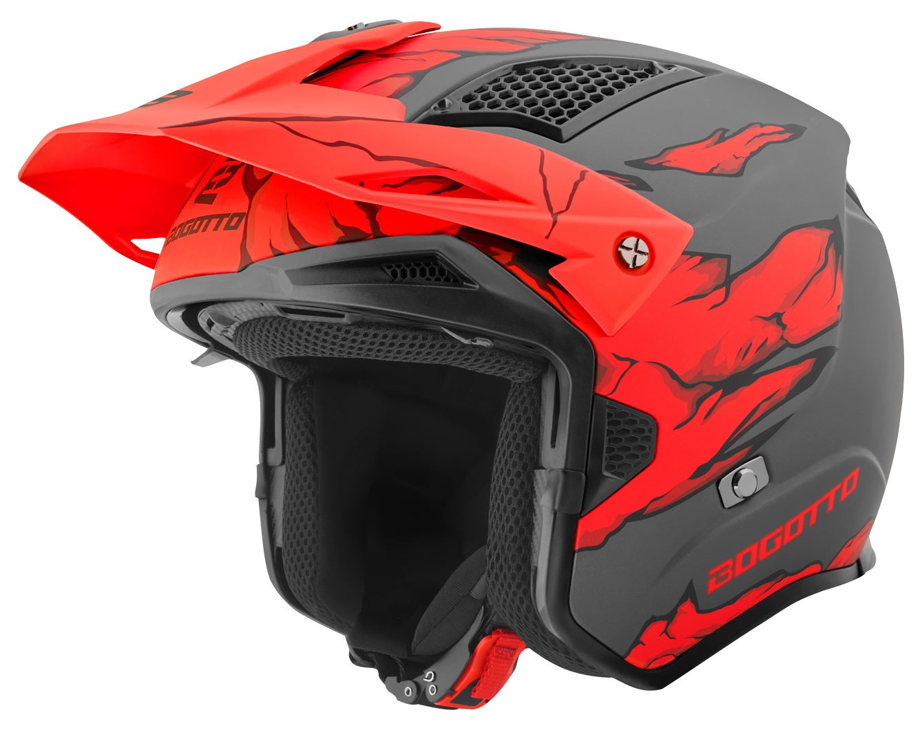 Bogotto Radic Skulash Casco rosso/nero L Figura 21