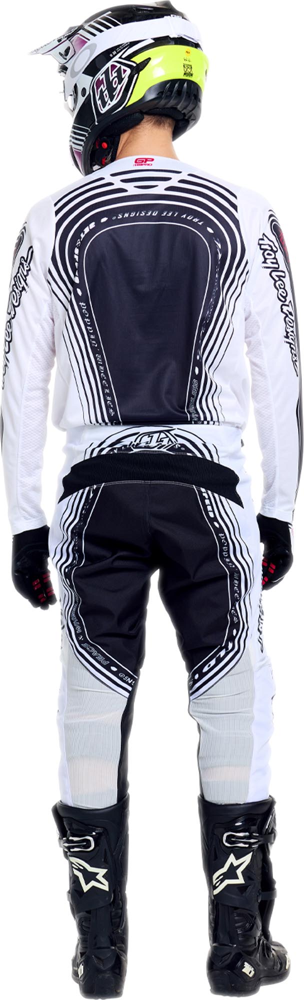 Troy Lee Designs GP Pro Streamline Motocrosstrøje Sort/hvid M Figur 19