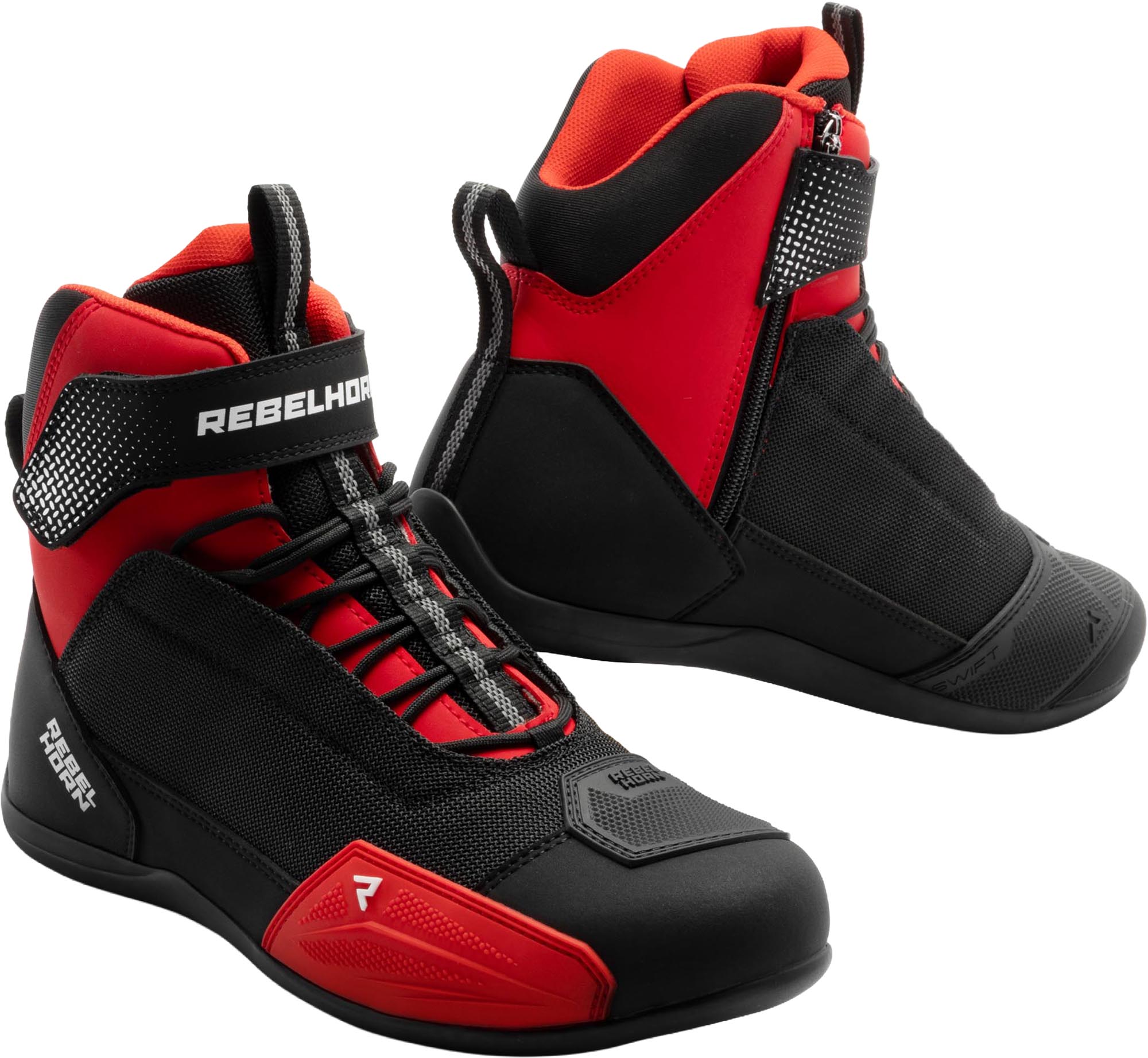 Rebelhorn Swift Motorcykelsko sort/rød 43 Figur 1