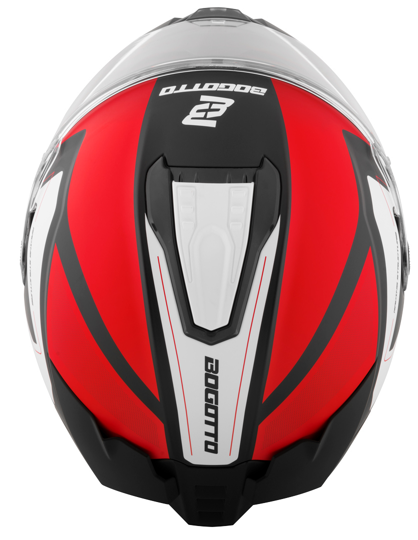 Bogotto FF122 BGT Casco Rosso/Bianco M Figura 5