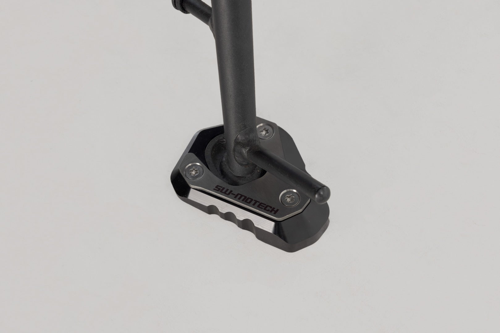 SW-Motech Extension for side stand foot - Black/Silver. Kawasaki Z650/S/RS, Ninja 650. Figure 1