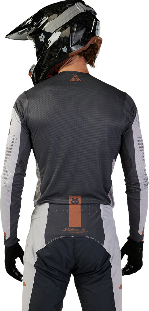 FOX Flexair Optical Motocross Jersey dunkelgrau/hellgrau L Abbildung 5