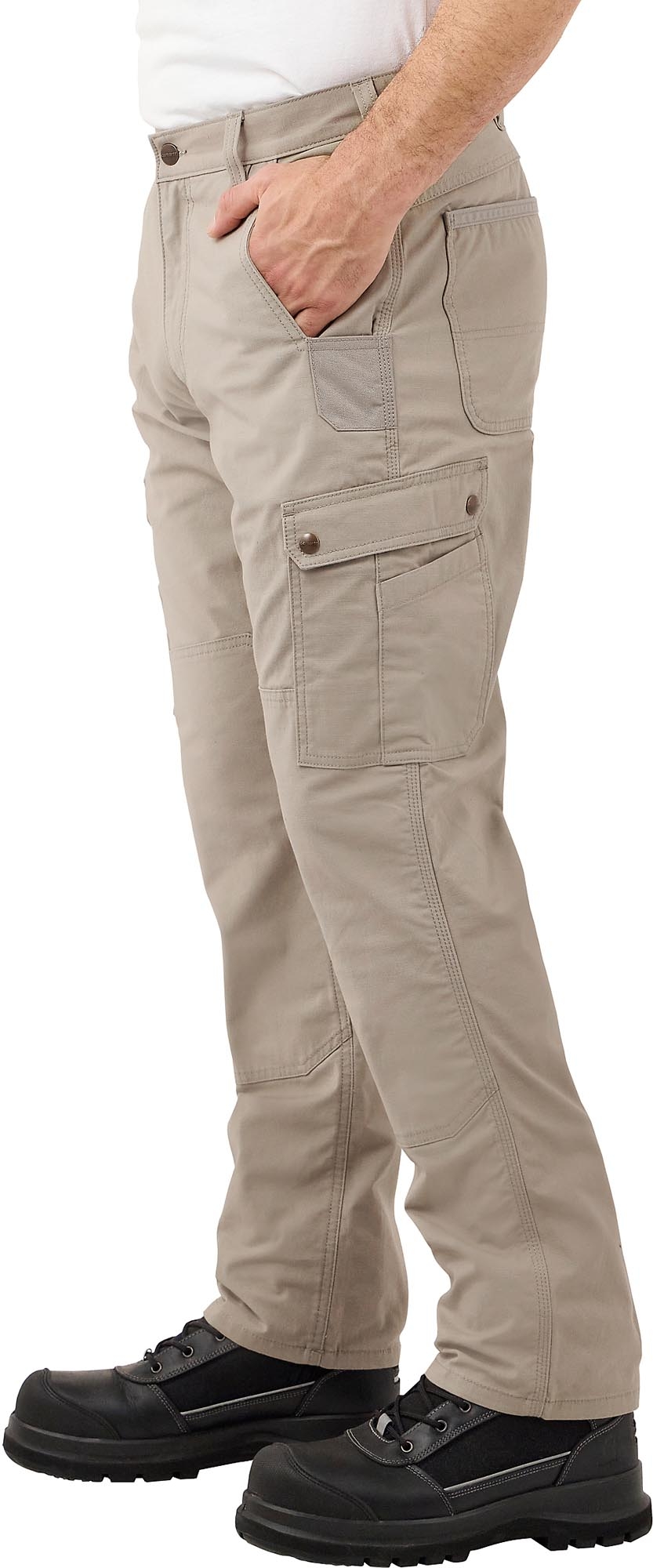 Carhartt Relaxed Ripstop Cargo Work Pants grey 34 L34 Figure 4