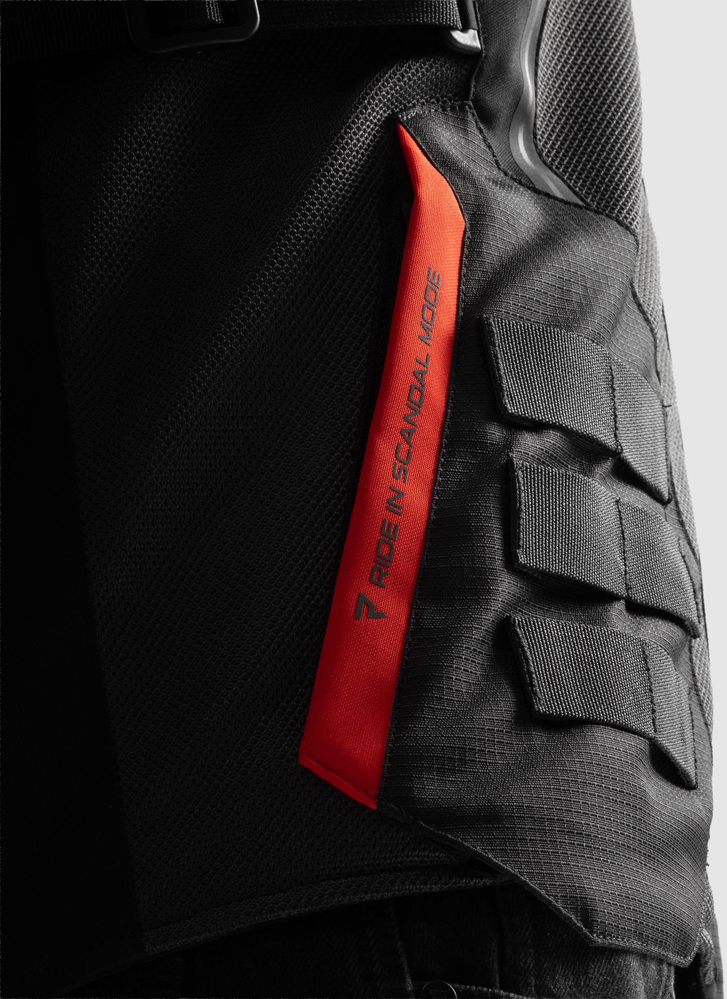 Rebelhorn Scandal 3 Motorcycle Textile Jacket black/grey/red M Figure 10