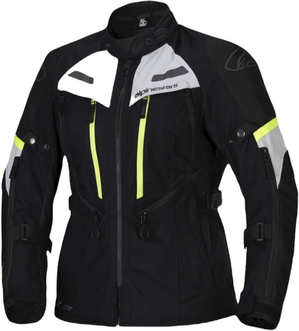 Alpinestars Stella Bogota Pro Drystar® imperméable dames moto textile veste noir/jaune XXL Figure 1
