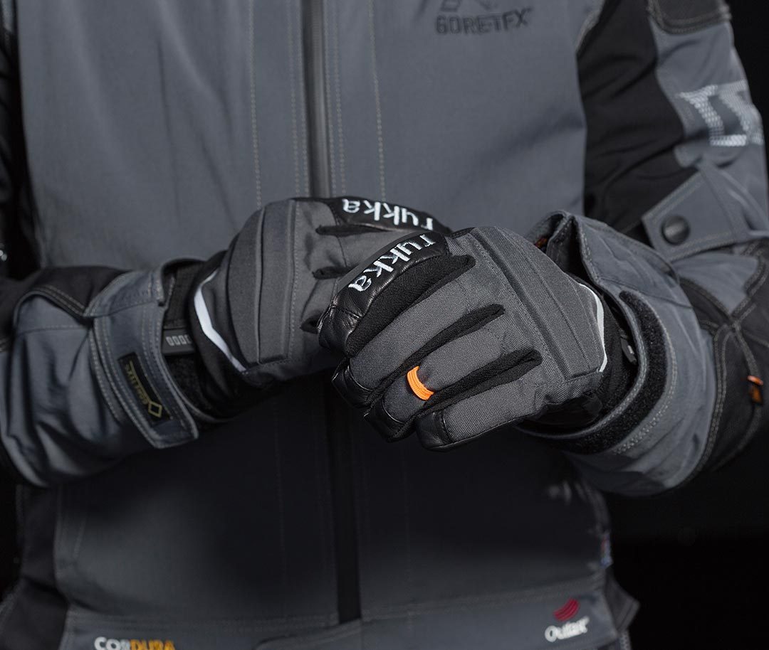 Rukka Harros Gore-Tex Guantes de motocicleta negro/amarillo 9 Figura 4