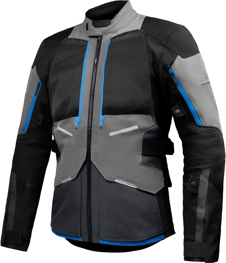 Ixon Vidar Veste textile de moto noir/gris/bleu M Figure 2