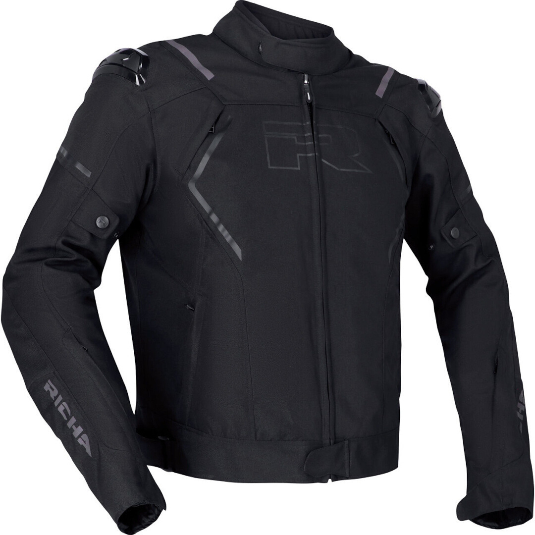 Richa Vendetta waterproof Motorcycle Textile Jacket black XL Figure 1