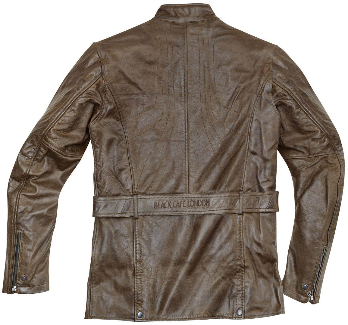 Black-Cafe London Kairo Motorcycle Leather Jacket brown 56 Figure 3