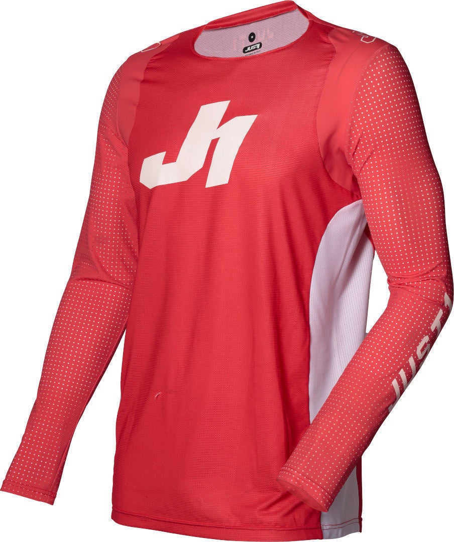 Just1 J-Flex Motorcross Jersey rood/wit XL Figuur 1