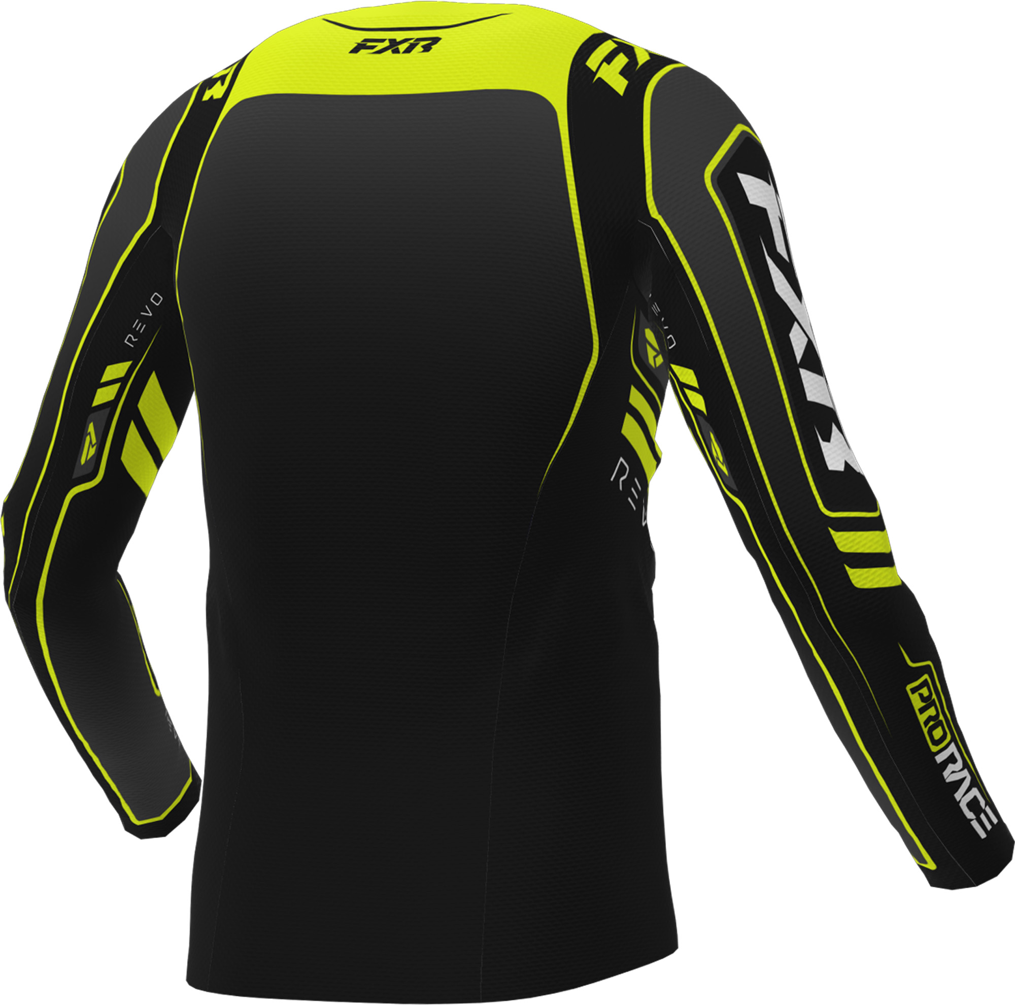 FXR Revo Alpha Motocross trøje sort/gul S Figur 2