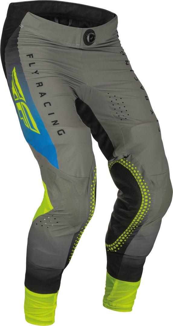 Fly Racing Lite 2023 Motocross Pants yellow/grey/blue 34 Figure 1