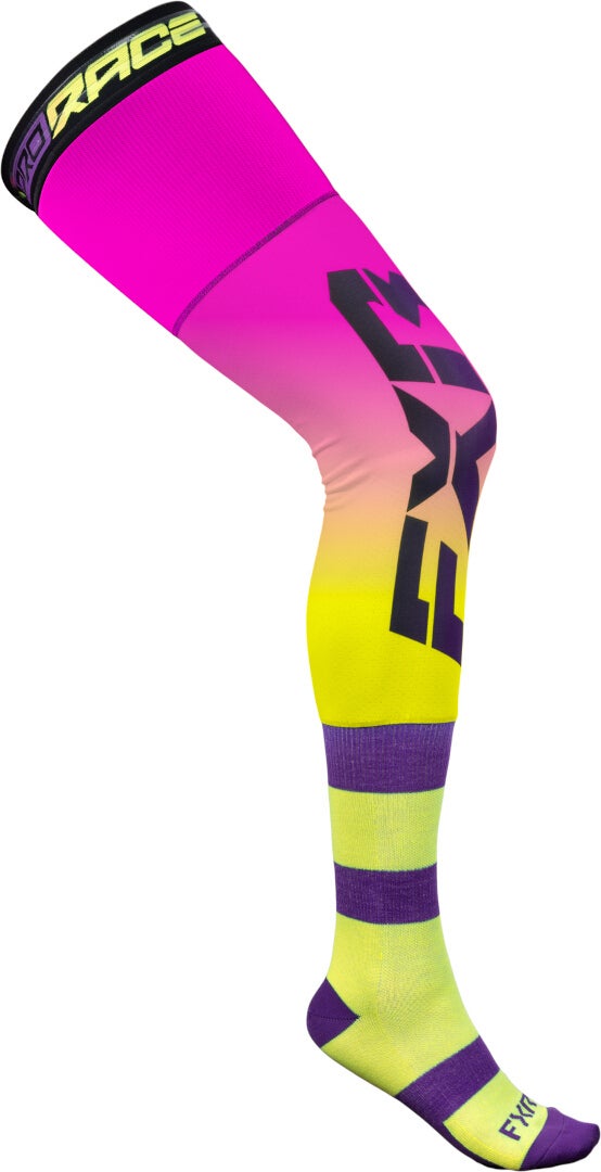 FXR Riding Motocross Sokker lilla/gul/sort L/XL Figur 2