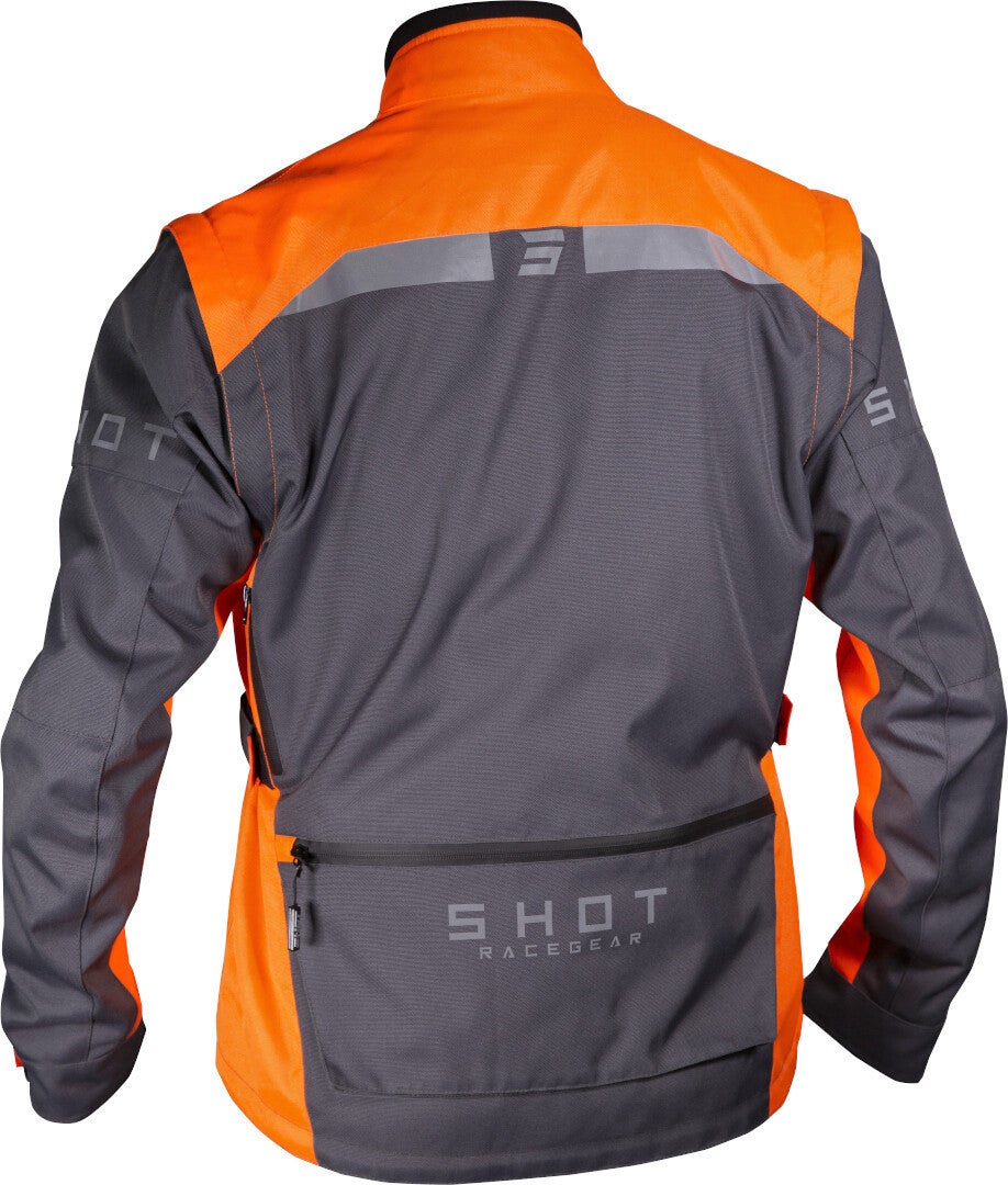 Shot Racetech Motocross Jacke grau/orange 3XL Abbildung 2