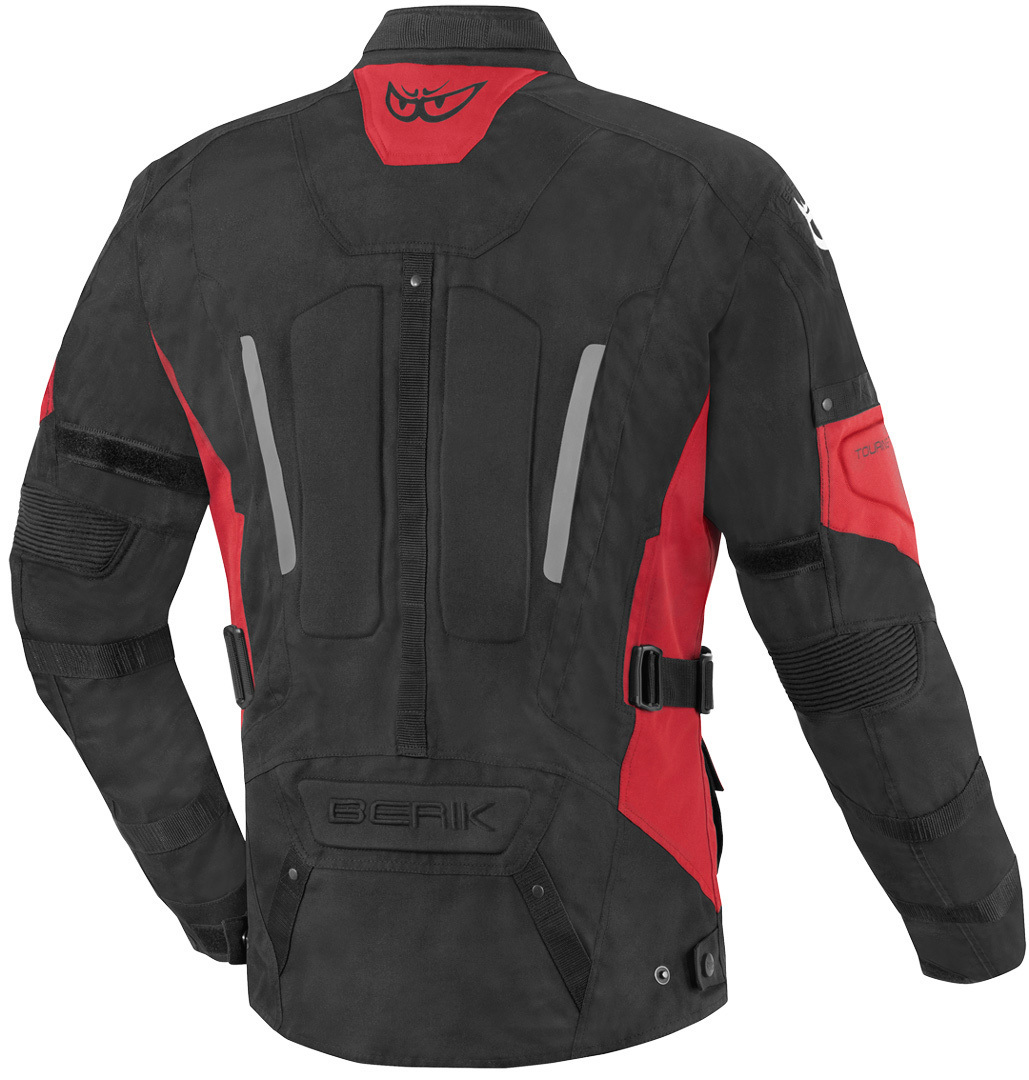 Berik Spencer waterproof Motorcycle Textile Jacket black/red 52 Figure 2