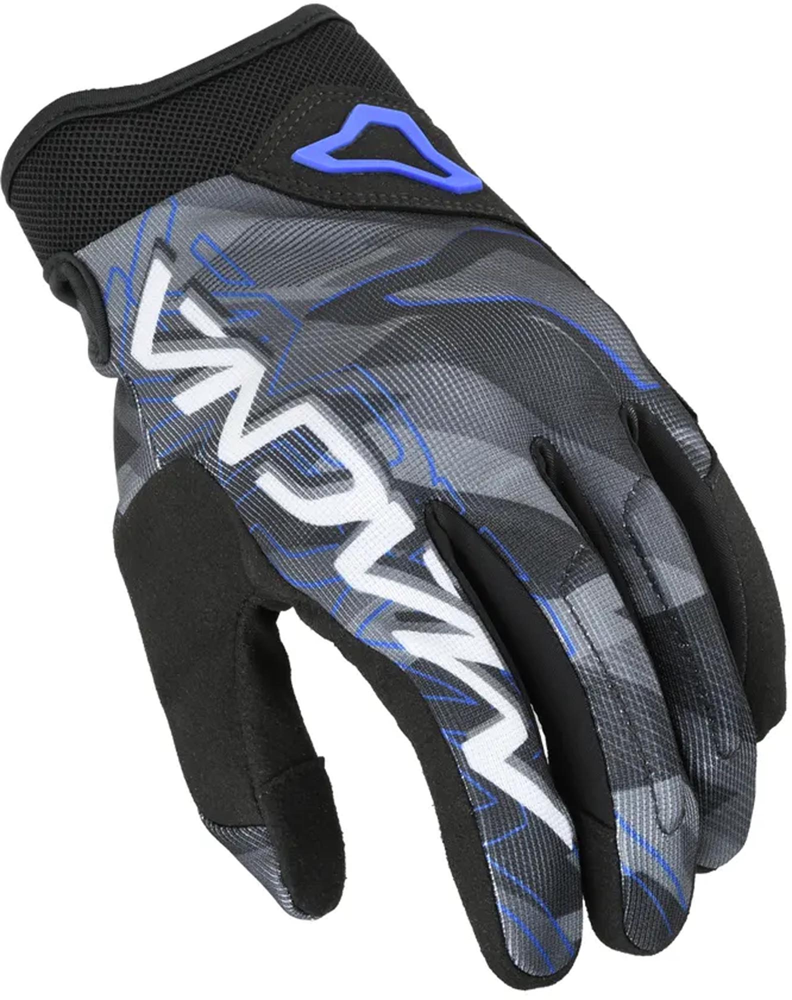 Macna Decode Guanti da motocicletta nero/blu/bianco M Figura 1
