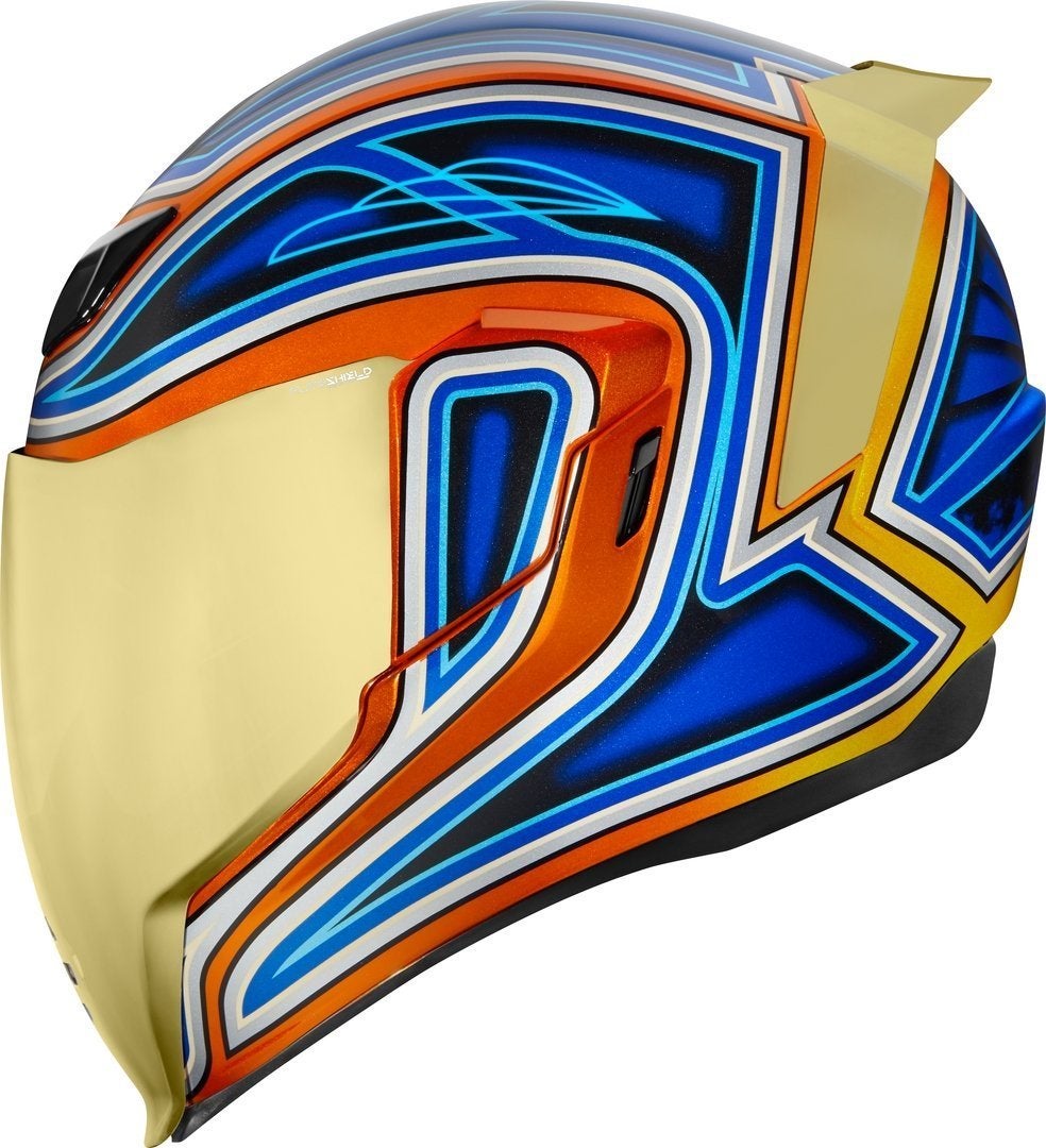 Icon Airflite El Centro Helm blau/orange M (57/58) Abbildung 1