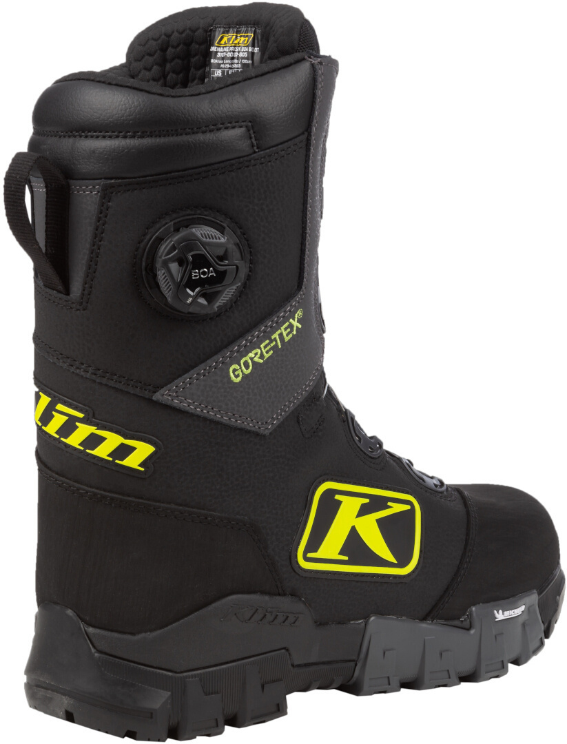 Klim Adrenaline Pro S GTX BOA Cizme pentru snowmobile negru/galben-neon 8 Figura 8