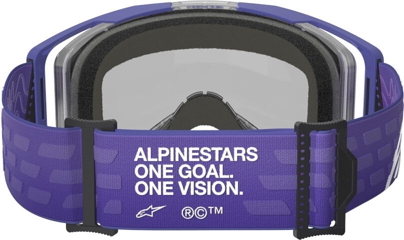 Alpinestars Vision 8 Corp Mirror Stripes Ochelari de motocross mov Figura 4