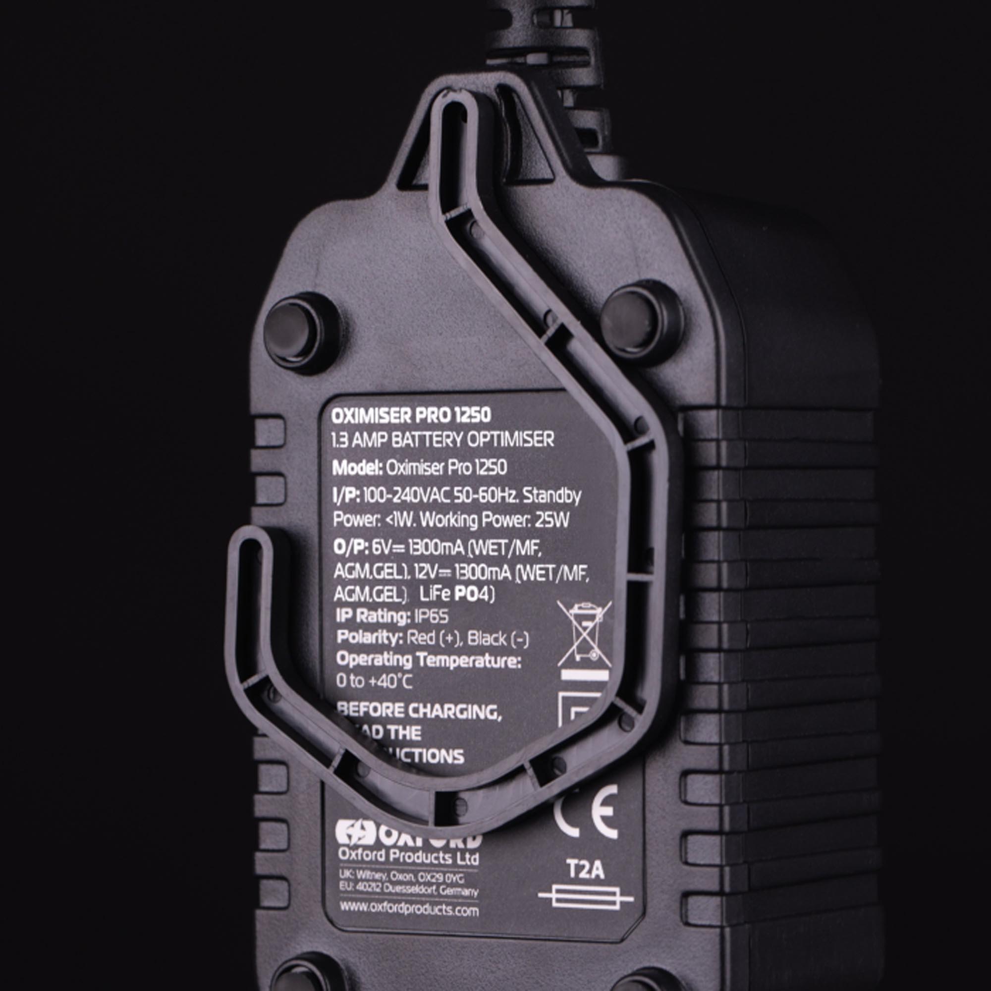 Oxford Oximiser Pro 1250 Batterilader EU-plugg Figur 4