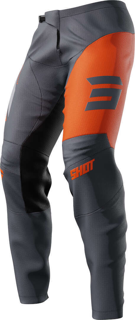 Shot Devo Star Motocross Hose grau/orange 34 Abbildung 1