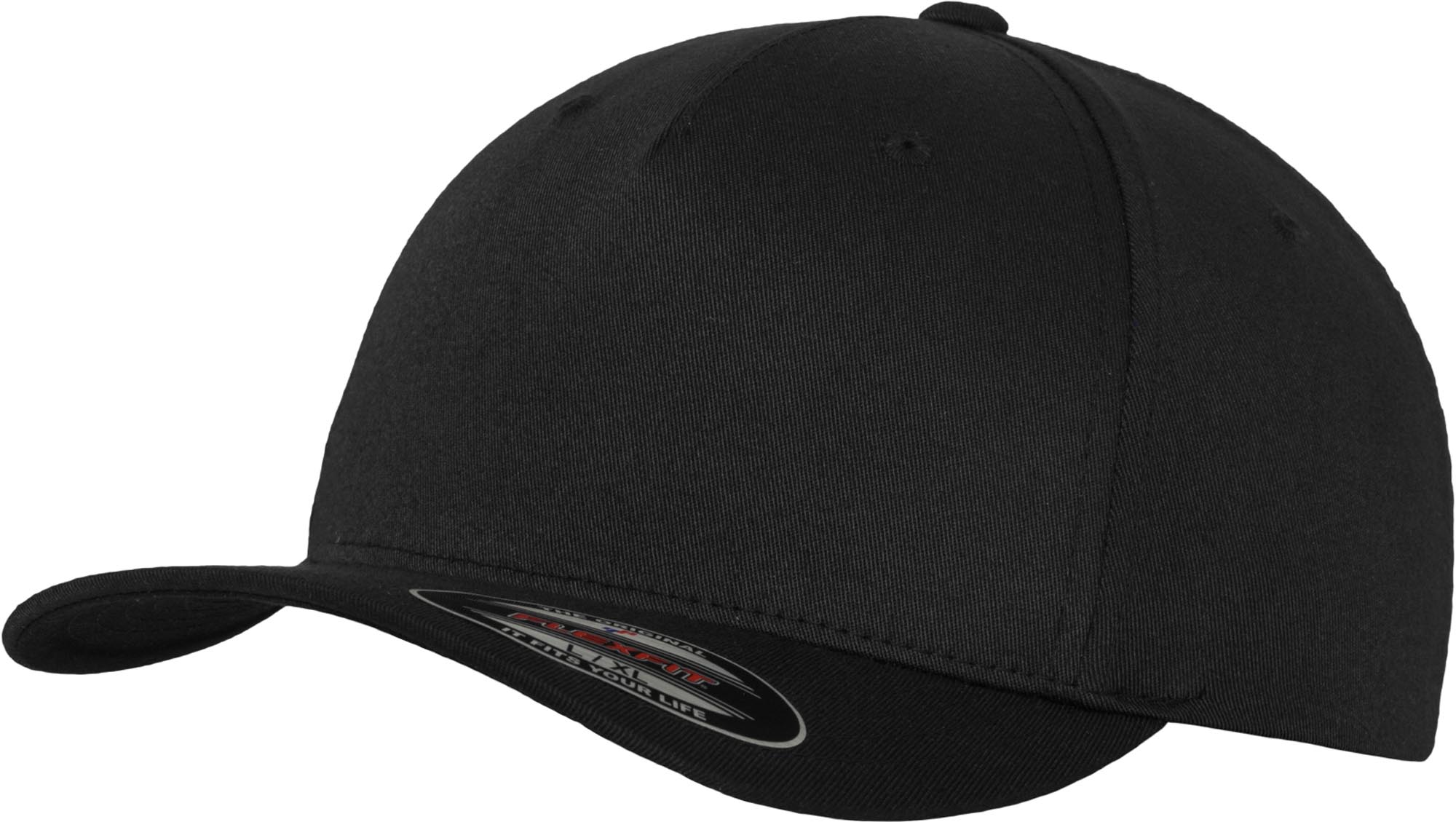 Brandit Flexfit 5 Panel Cap black S/M Figure 1