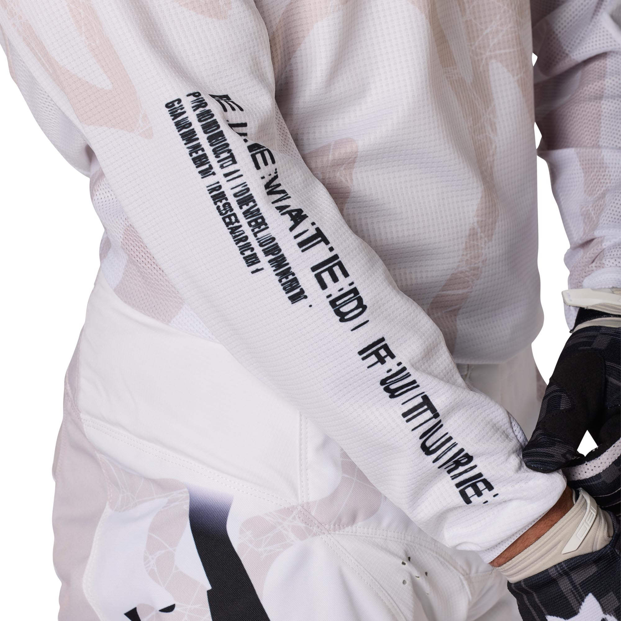 FOX 180 Diffuse Special Edition Motocrosstrøje hvid/sort 2XL Figur 6