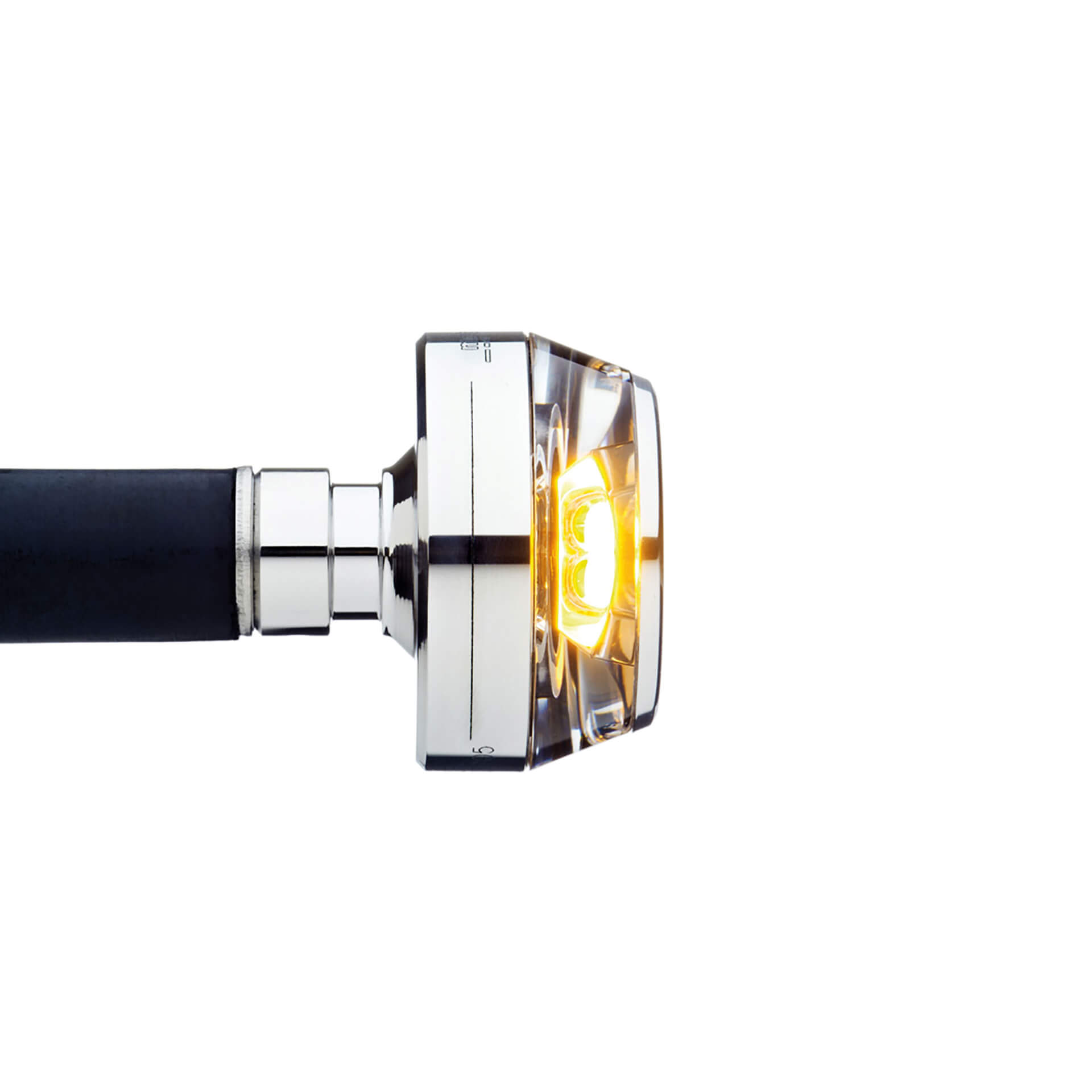 motogadget Lenkerendenblinker mo.Blaze DISC Argint Dreapta Figura 1