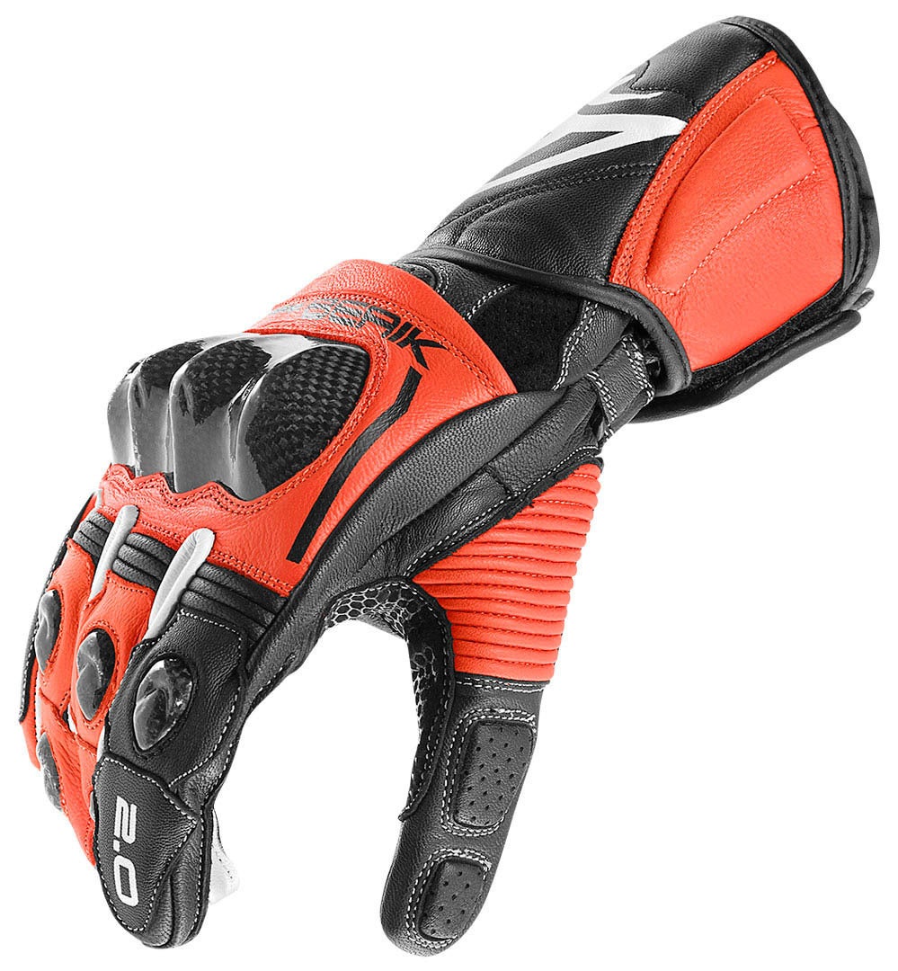Berik 2.0 ST Motorcykelhandsker rød/sort M Figur 3