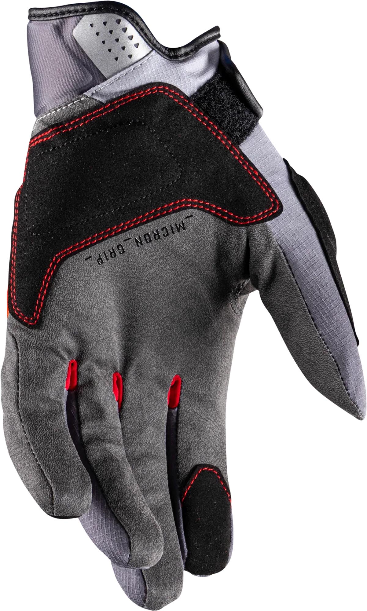 Leatt ADV SubZero 5.5 Short Mănuși de motocicletă Gri deschis/Roșu XL Figura 3