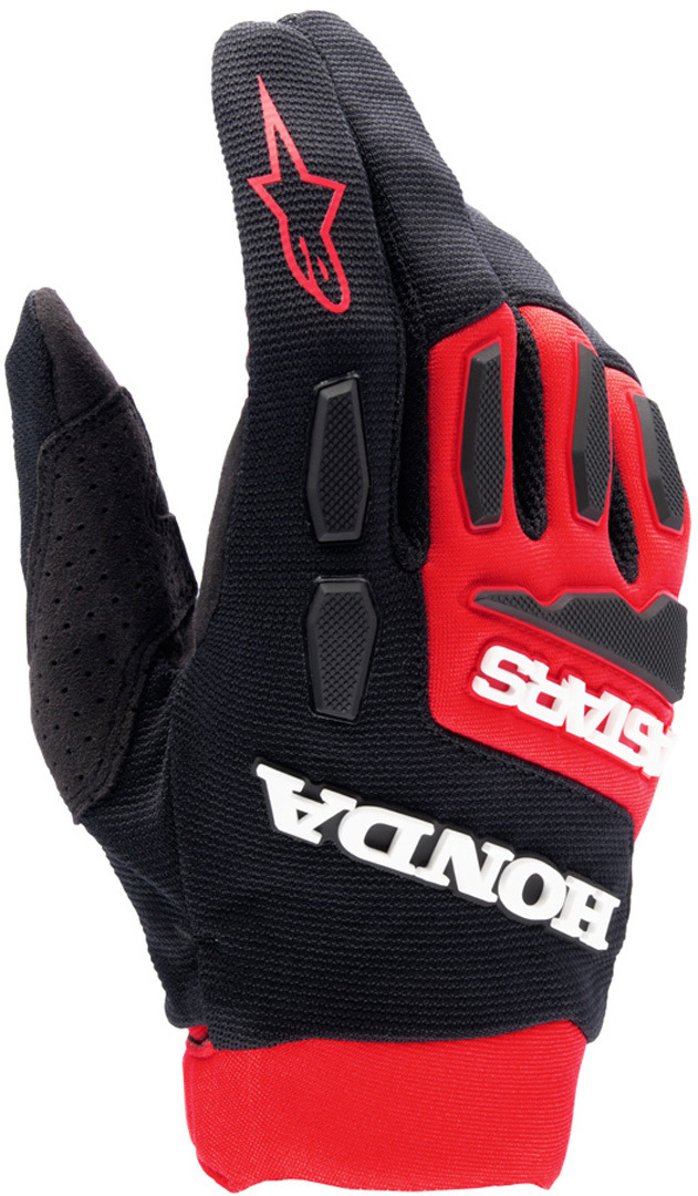 Alpinestars Honda Full Bore Mănuși de motocross Roșu/Negru S Figura 1