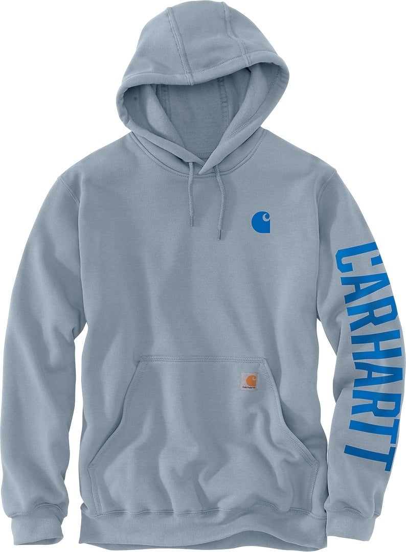 Carhartt Rain Defender Loose Fit Midweight C Graphic Capuche bleu clair L Figure 1