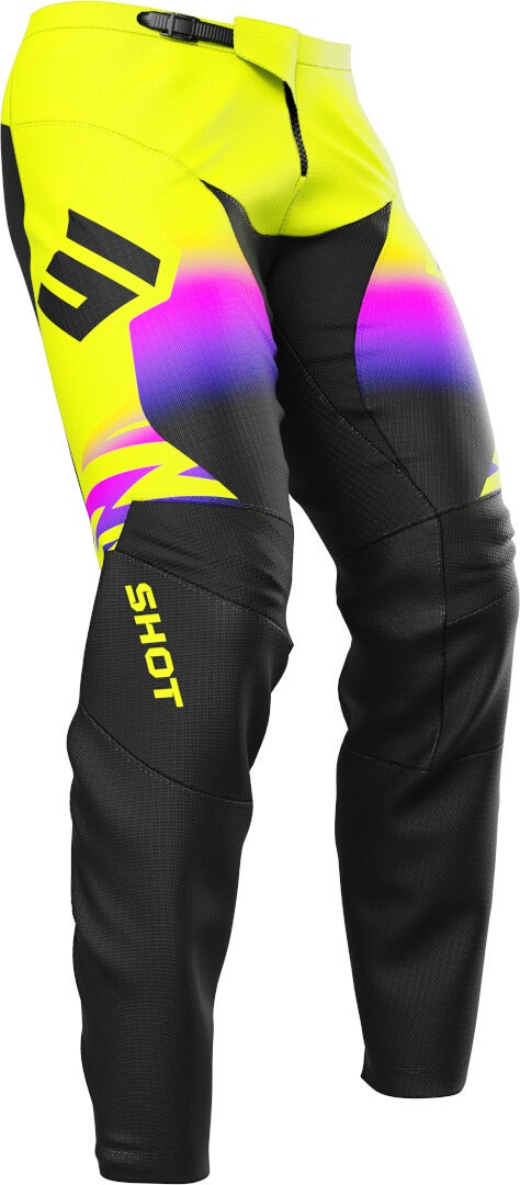 Shot Devo X-Trem Motorcross Broek Zwart/Geel 32 Figuur 2